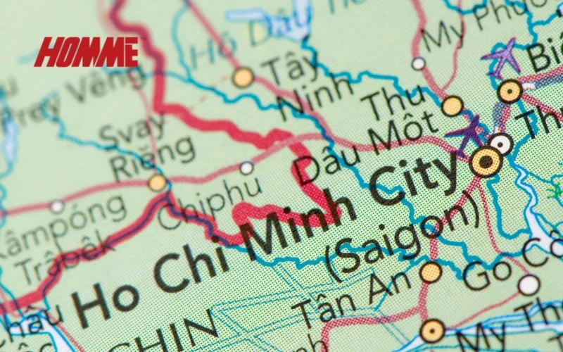 호치민 지도
