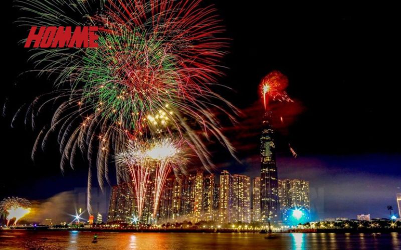 호치민시의 새해 전야: 불꽃놀이 명소 TOP 5 및 축제 정보 호치민시의 새해 전야